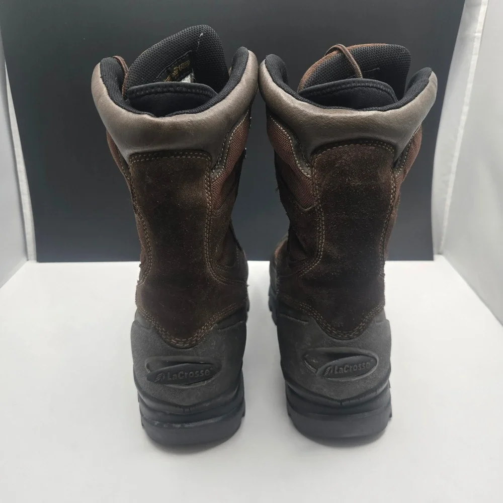 LaCrosse Snowdrift PFT Hunting Boots 1000G Thinsulate 9M Brown Winter Insulated